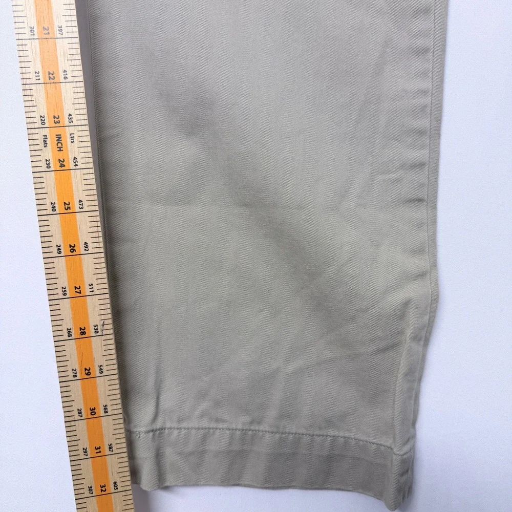 Polo Ralph Lauren Classic Fit Chino Pants Mens 34x34 Tan Khaki Brushed Twill